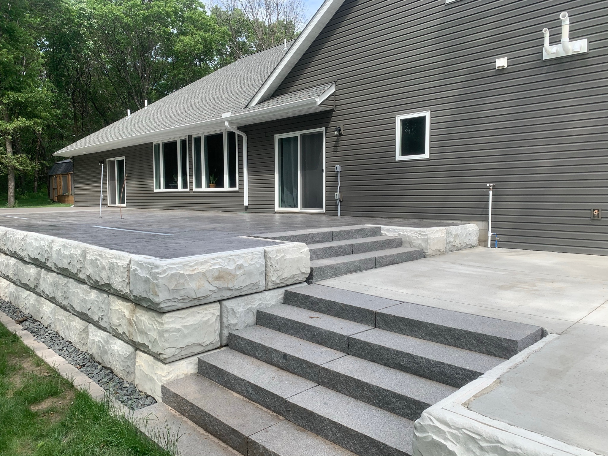 Back Patio and Steps Sample