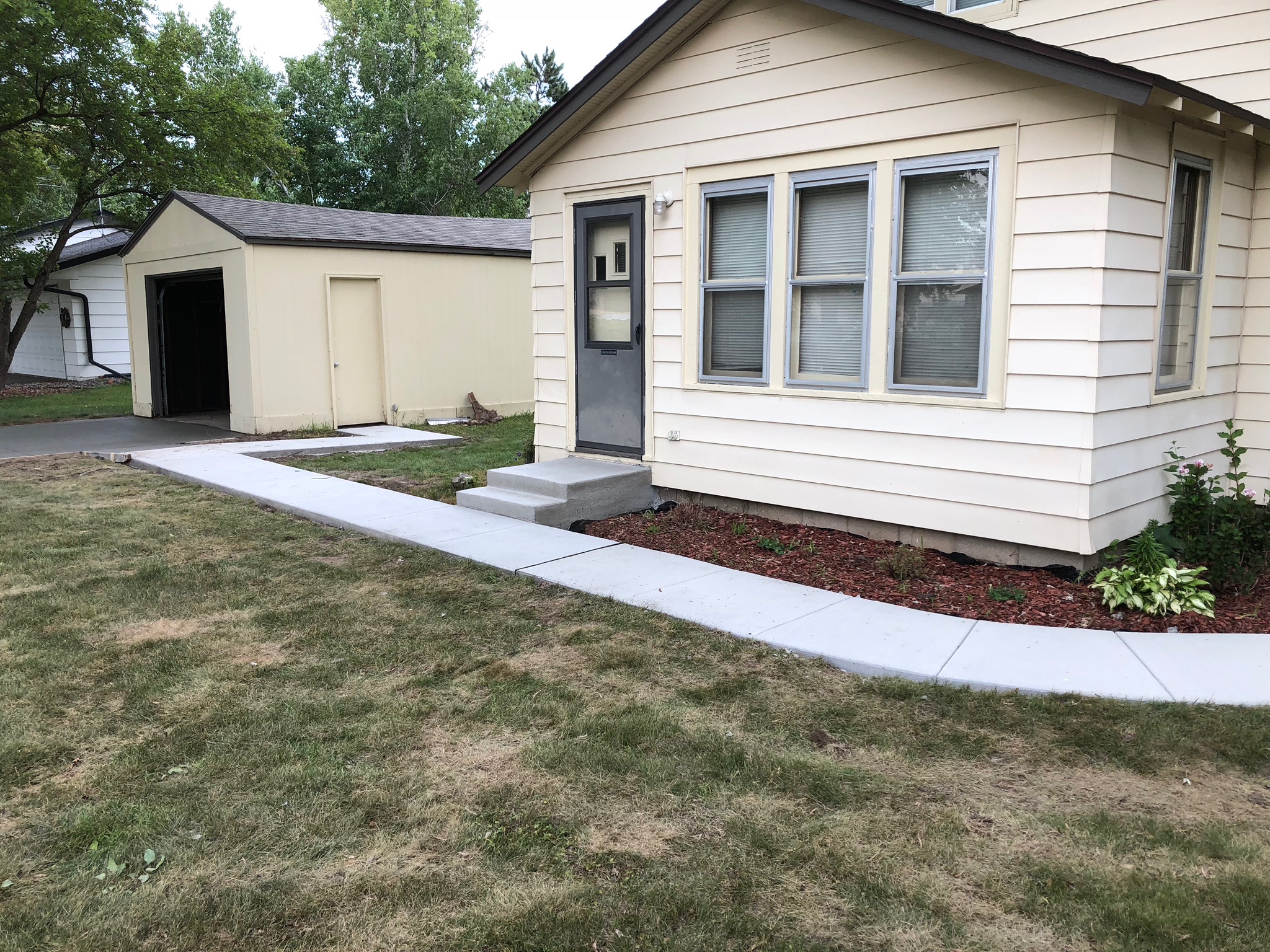Concrete Sidewalk and Steps Sample