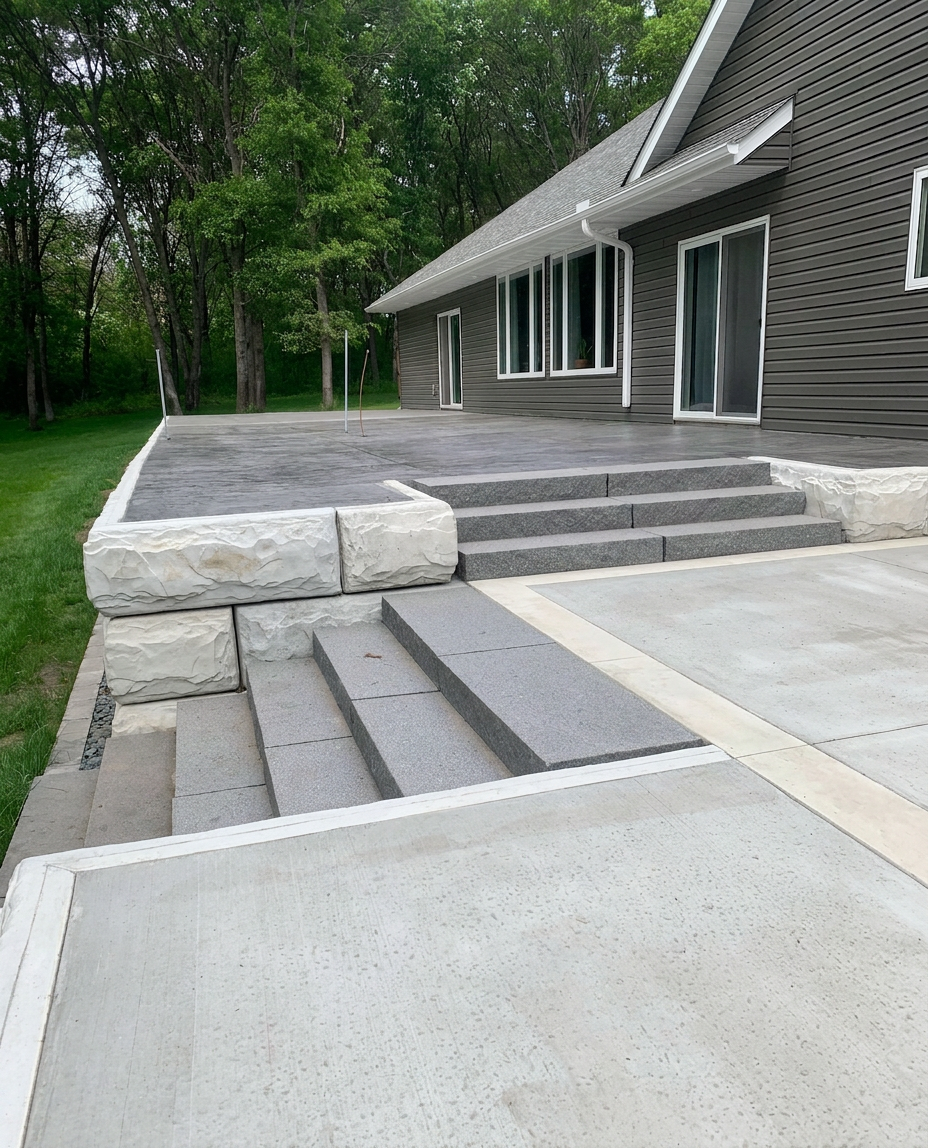 Back Patio Concrete
