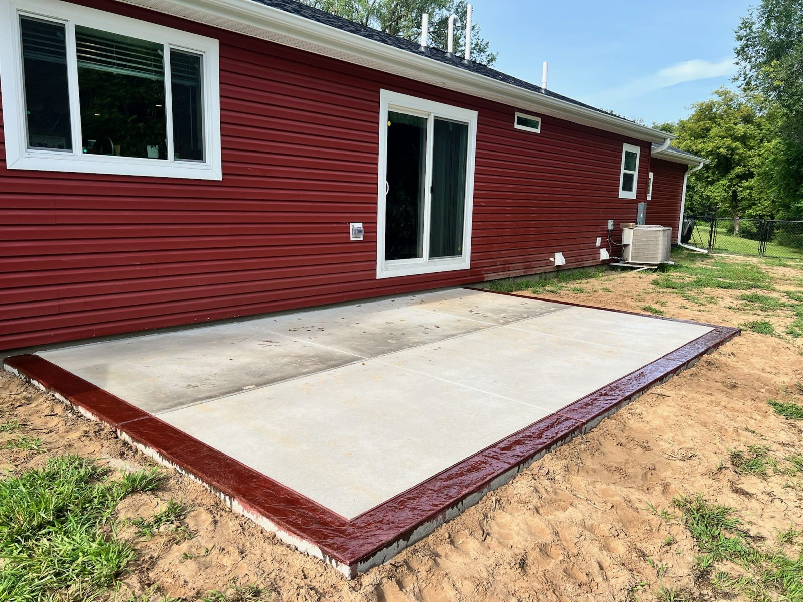 Image of Red Edged Patio Sample