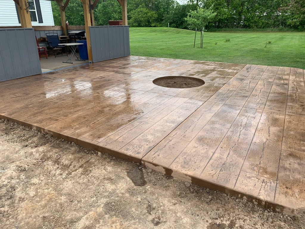 Stamped Firepit