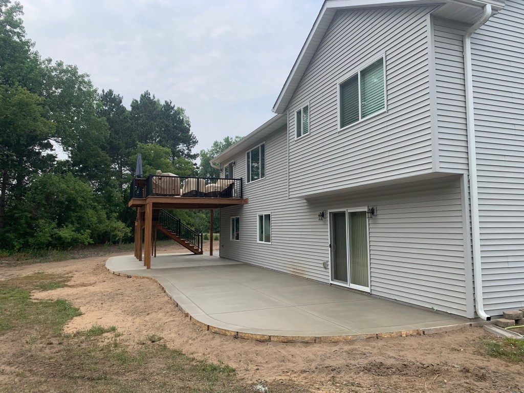 Under Deck Patio Sample