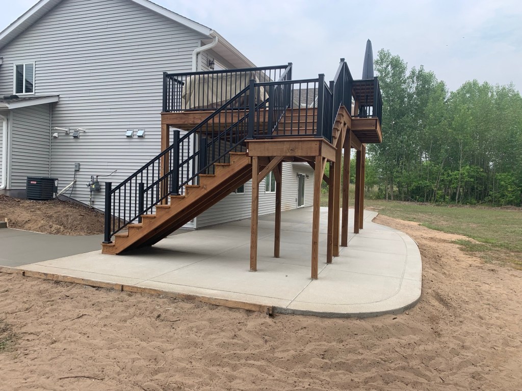 Under Deck Patio Sample